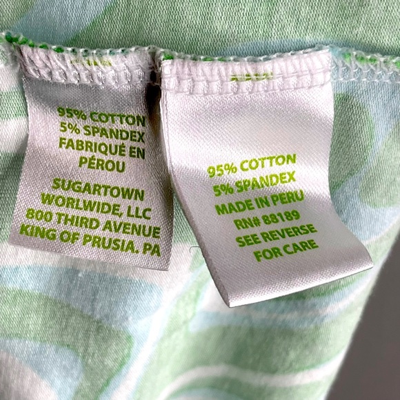 Lilly Pulitzer Finders Keepers Karrie Crew Neck Tee Size Small - Picture 6 of 6